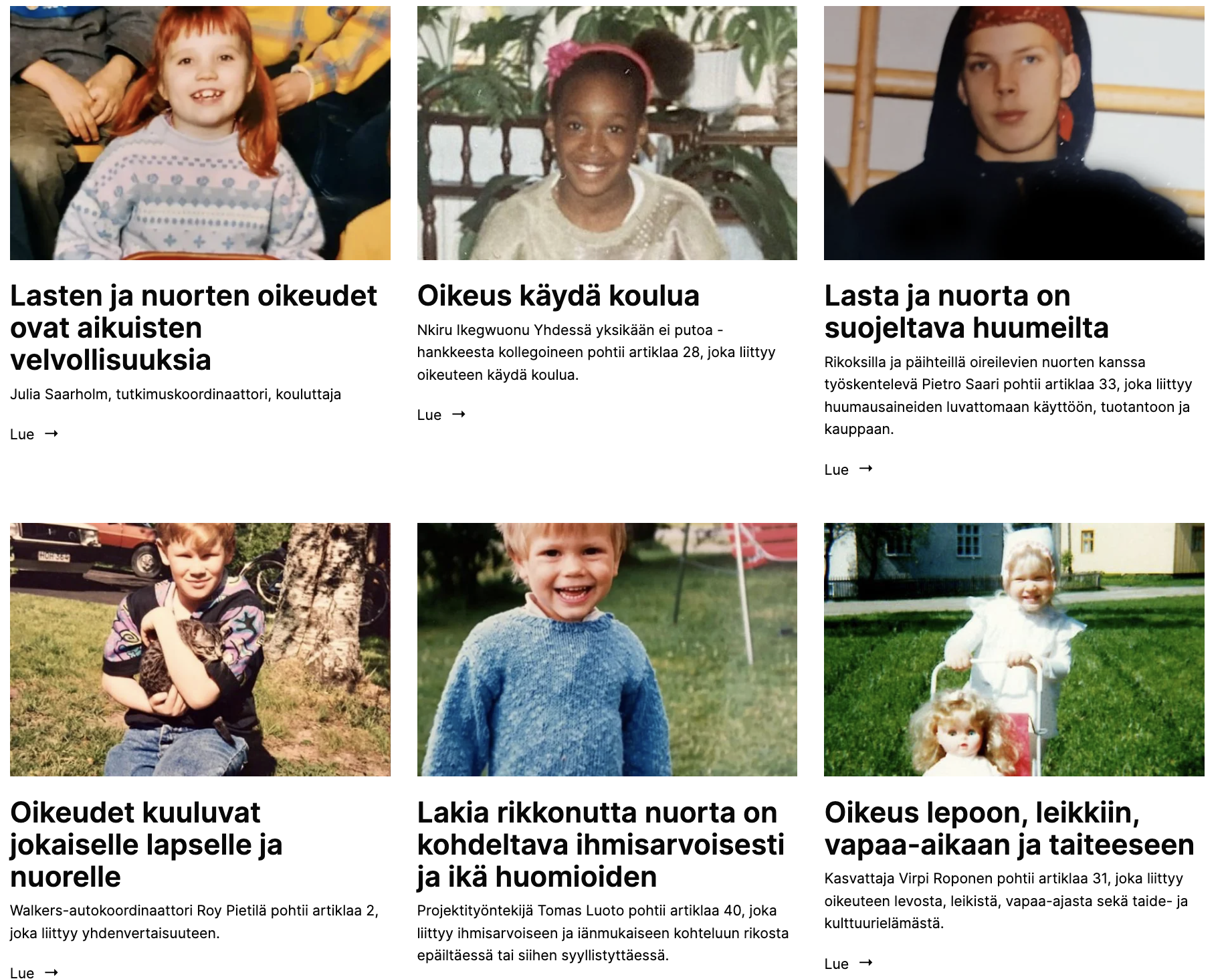 Nuorten oikeuksia edistämässä