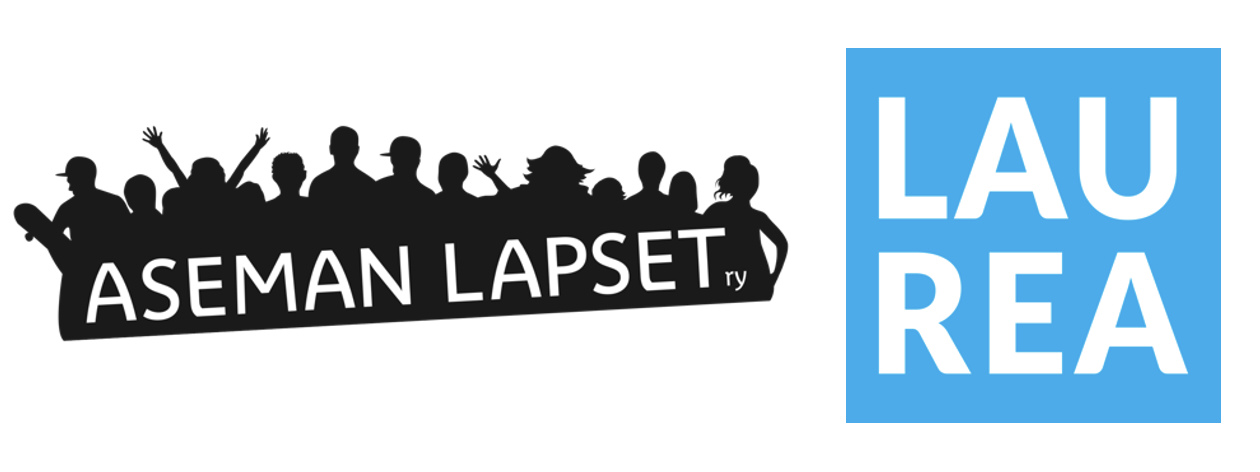 Aseman Lasten ja Laurean logot